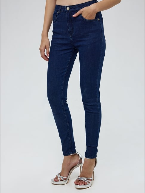 Cover Story Blue Solid Jeans