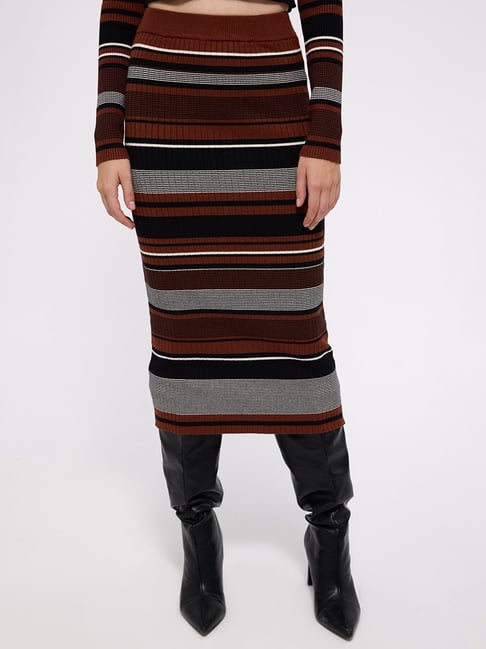 Cover Story Multi Stripes Skirt-picture-42