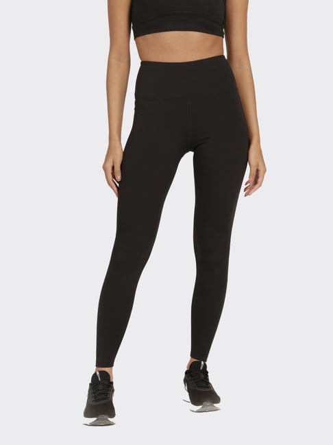 Blissclub Black Blended Regular Fit Legging-picture-44