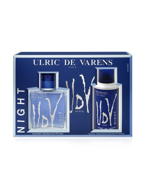 Ulric De Varens Night Set with Eau De Toilette & Deodorant