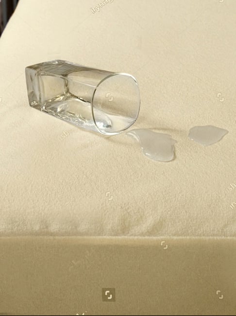 Welspun beige polyester welprotect mattress prot queen-picture-40