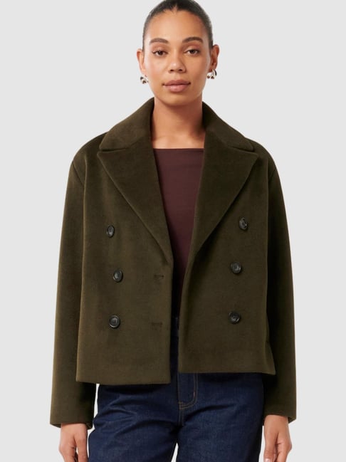 Breasted Peacoat Peacoat Slim Female Peacoat Wantdo Women's