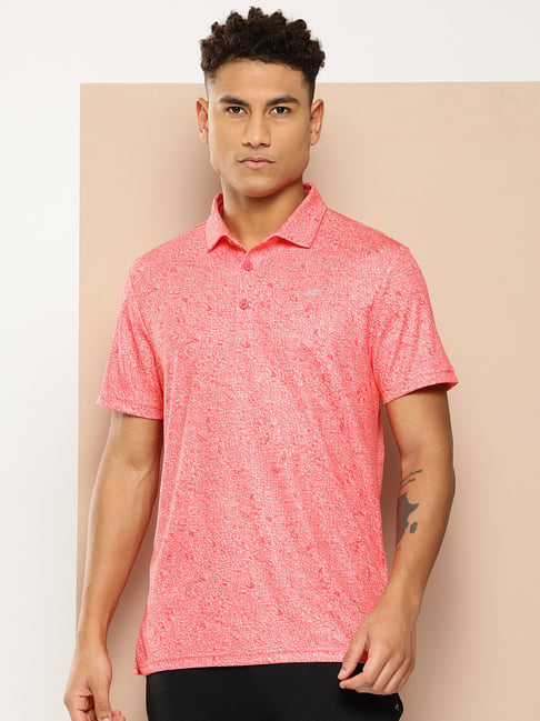 Alcis Red Abstract Regular Fit Abstract T-Shirt-picture-28