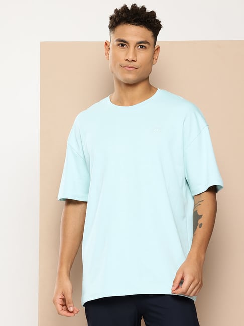 Alcis Turquoise Printed Regular Fit Printed T-Shirt-picture-24