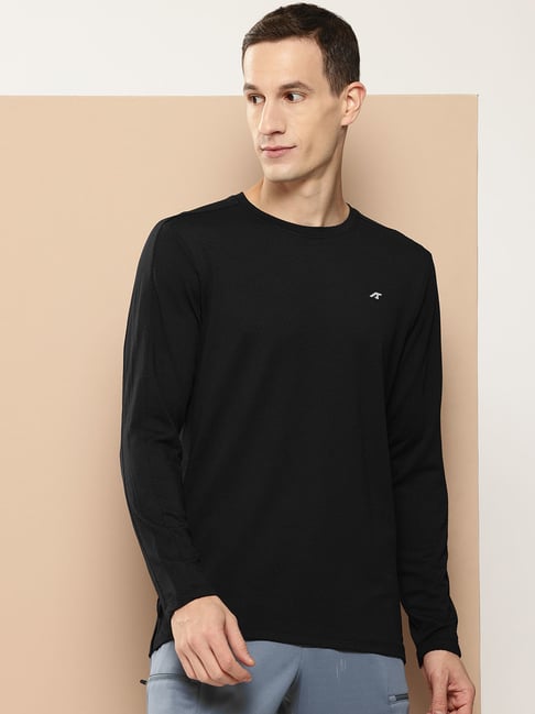 Alcis Black Slim Fit T-Shirt