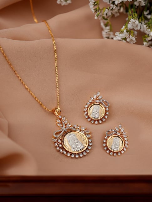 Buy Gold Toned Ginni Locket Set Online At Best Price Tata CLiQ