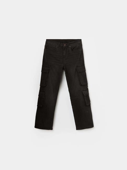 Fame Forever by Lifestyle Boys Grey Solid Jeans-picture-19