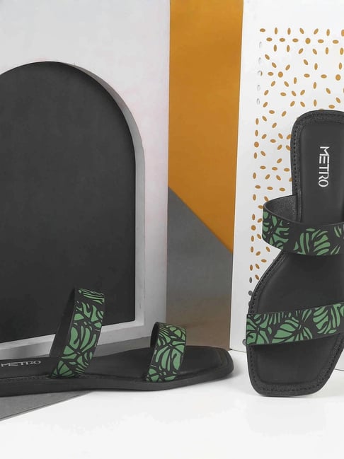 Metro Women's Black Casual Sandals-picture-10