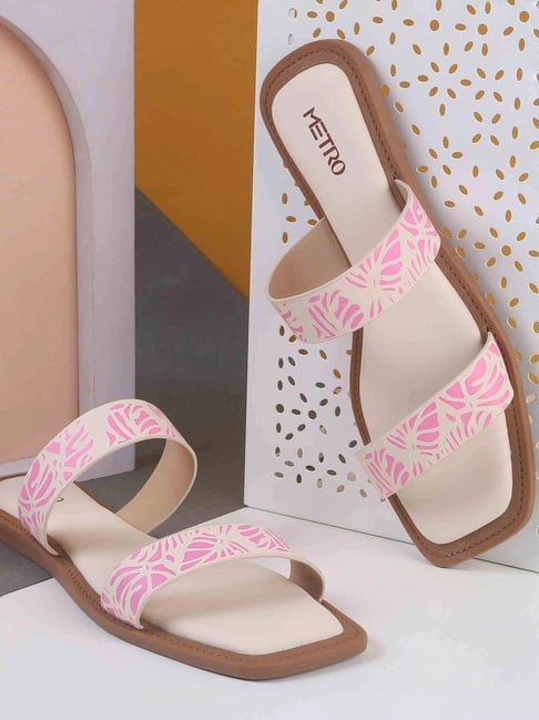 Metro Women's Pink Casual Sandals-picture-40