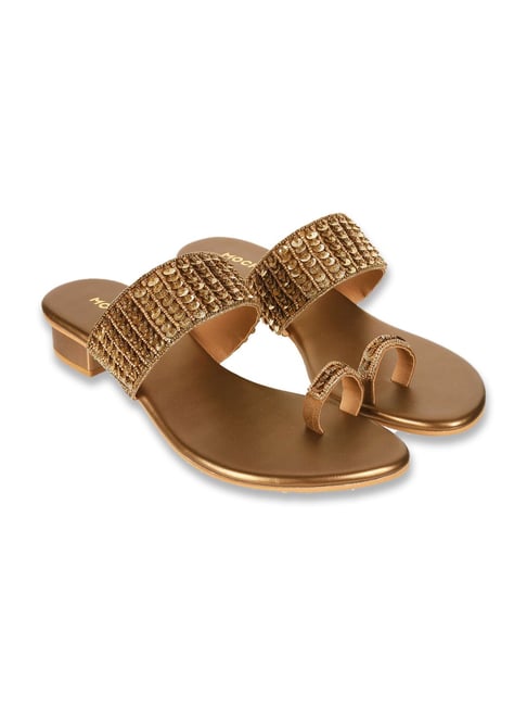 Wedding Sandals Mochi Women Heels Rose Gold Marriage Slippers For