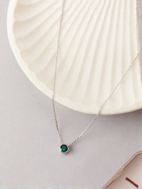 Silver Necklace Designs Platinum Necklace Price In Tanishq Buy Mia