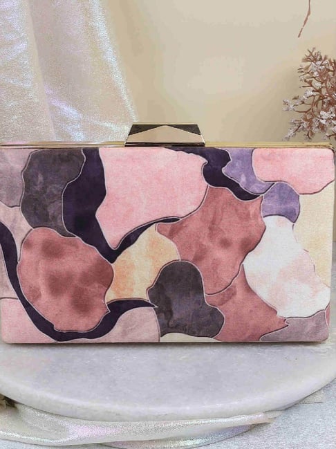 Mochi Multicolor Color Block Small Clutch