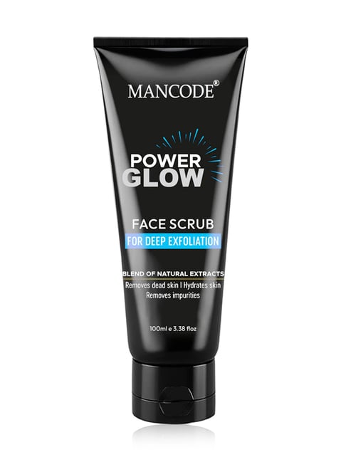 Mancode Power Glow Deep Exfoliation & Hydration Face Scrub - 100 ml
