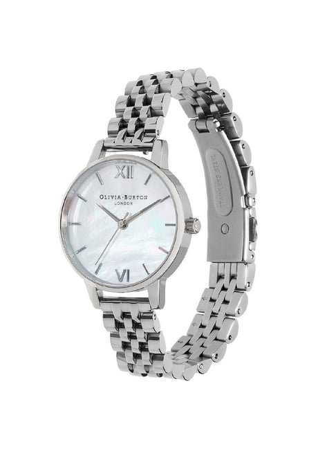 Silver Olivia Burton Queen Bee Mother Of Pearl Olivia Burton Queen