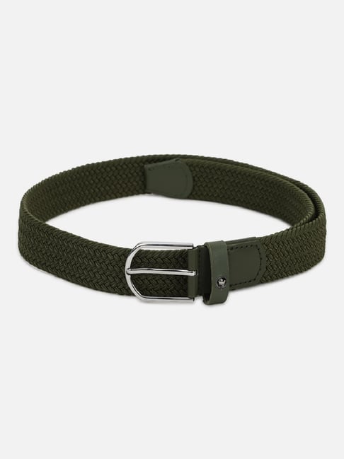 branded canvas belts