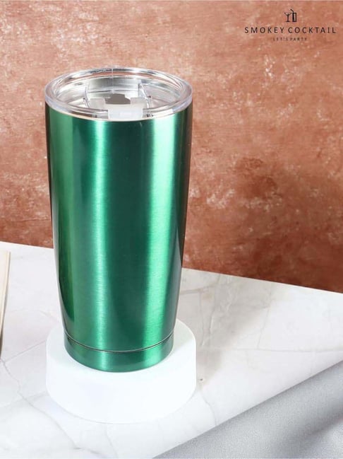 Smokey Cocktail Green Stainless Steel Vacuum Insulated Tumbler With Leakproof Lid (500ml)-picture-27