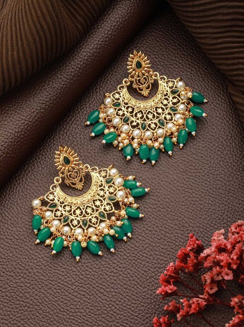 Aatmana Women Contemporary Chand Bali Earrings