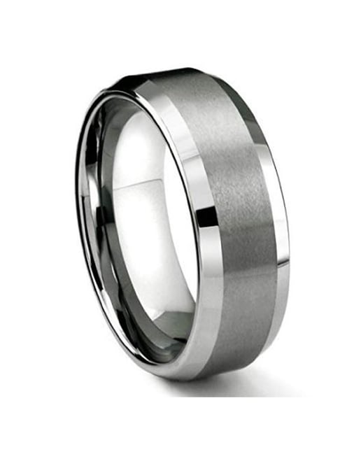 Peora Tungsten Band Finger Ring