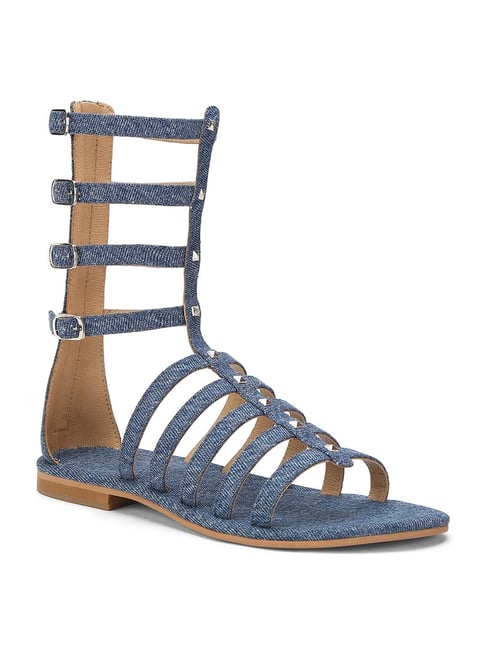 Tao Paris Blue Mykonos Gladiator Sandals-picture-42
