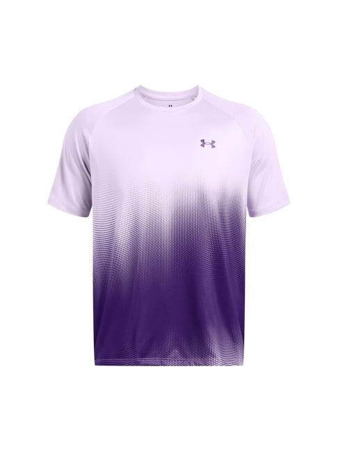 Under Armour Purple Regular Fit Ombre Sports T-Shirt