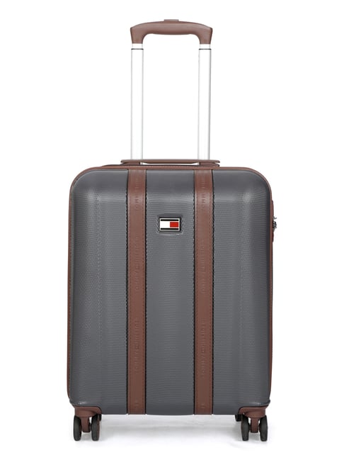Tommy Hilfiger Graphite X Grey Medium Hard Trolley Bag-image-40