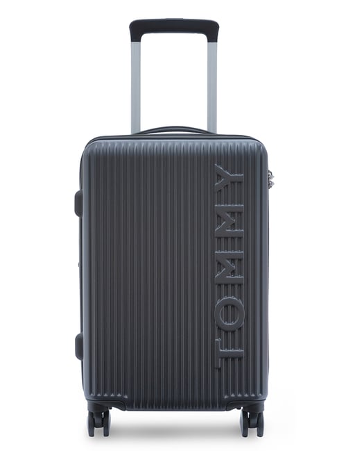 Tommy Hilfiger Empire Plus Grey Small Hard Trolley Bag-image-28
