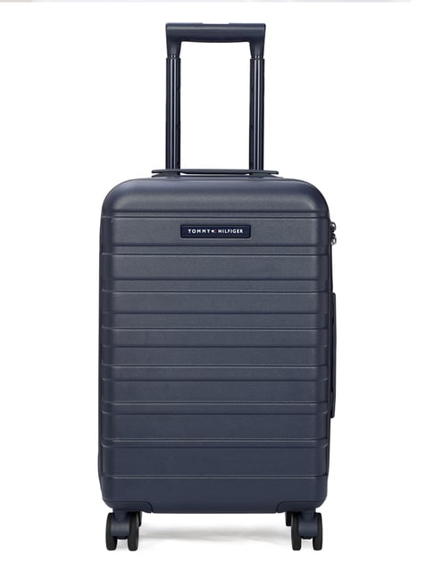 Tommy Hilfiger Hoover X Navy Small Hard Trolley Bag-image-30