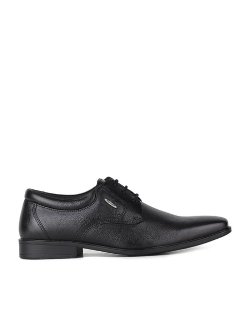 Red Chief Men's Black Derby Shoes