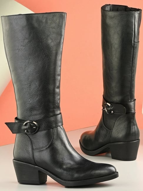 Carlo Romano Women's Black Casual Booties-picture-13