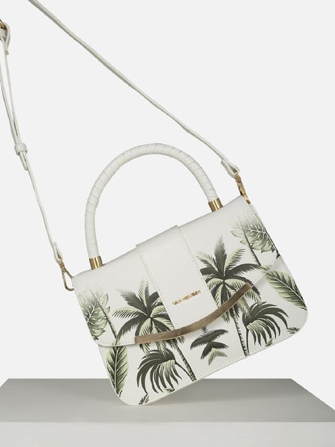 Van Heusen White Printed Free Size Sling Handbag-picture-20