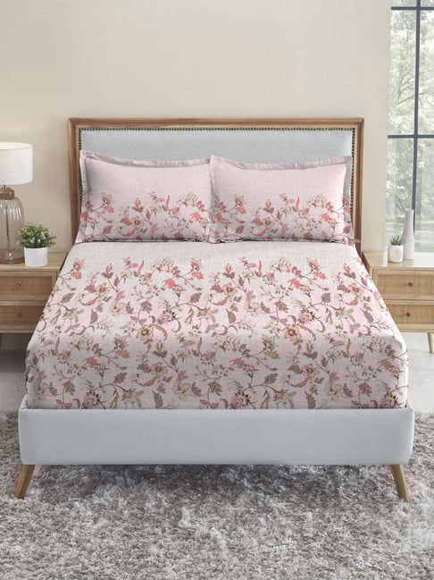 Mytrident Soft Comfort King Size Fittedsheet with 2 Pillow Covers --picture-10