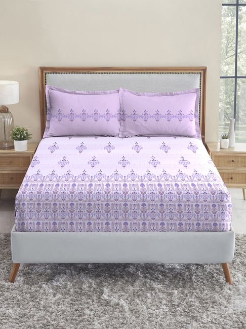 Mytrident Soft Comfort King Size Fittedsheet with 2 Pillow Covers --picture-11