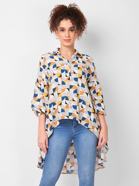 ITI Multi Regular Fit Geometric Casual Shirt-picture-23