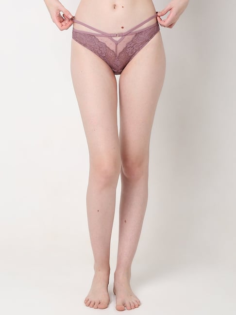 Vero Moda Intimates Purple Lace Brief