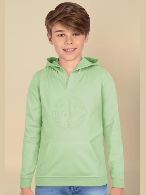 Allen Solly Boys Green Embroidery Sweatshirt-picture-30