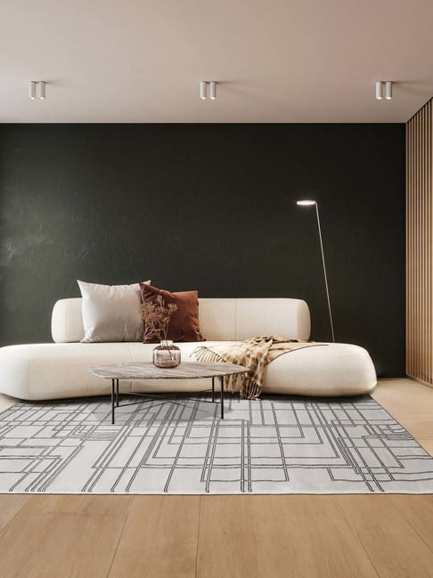 Ddecor Live Beautiful Cream Polypropylene Rug