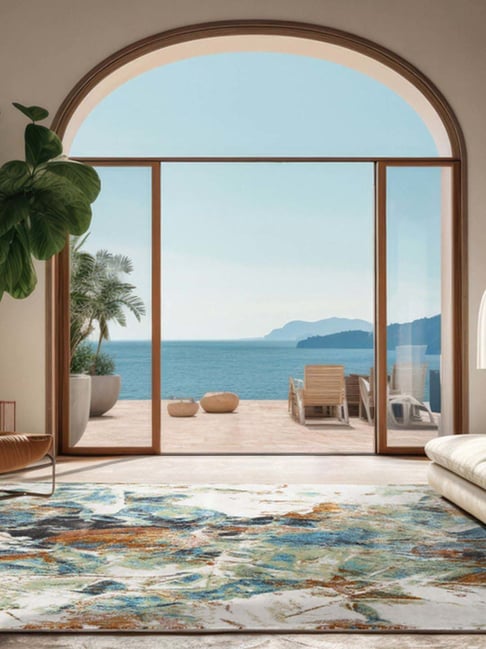 Ddecor Live Beautiful Multicolor Polyester Rug