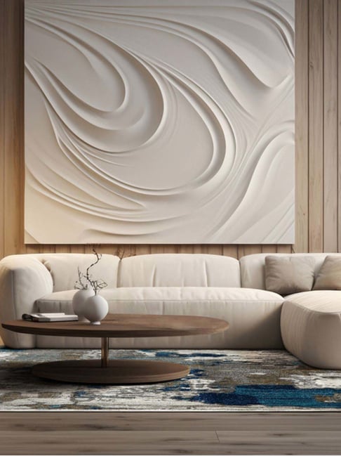 Ddecor Live Beautiful Blue Polypropylene Rug