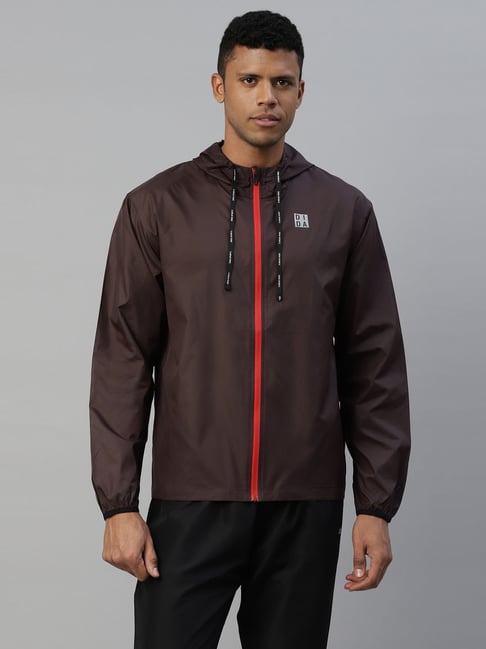 Dida Wine Polyster Regular Fit Sports Jacket-picture-25