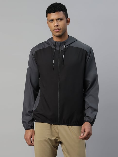 Dida Black Polyster Regular Fit Sports Jacket-picture-31