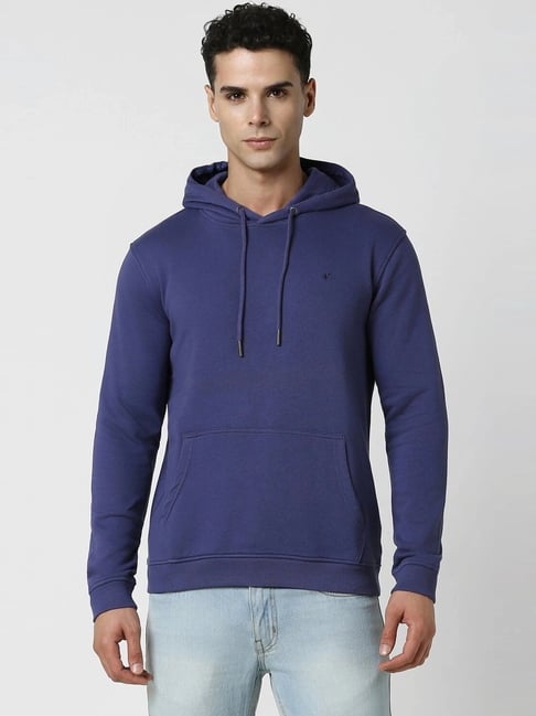 Van Heusen Purple Regular Fit Hooded Sweatshirt-picture-25