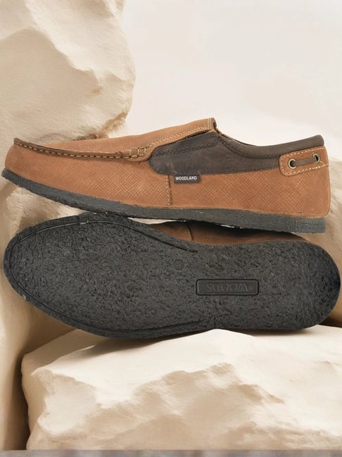 Buy Woodland Men's Cashew Brown Casual Loafers for Men at Best