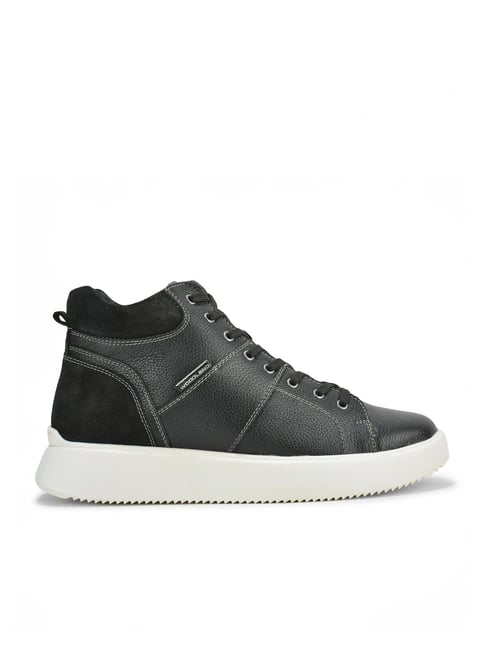 Buy Woodland Men's Black Ankle High Sneakers for Men at Best Price
