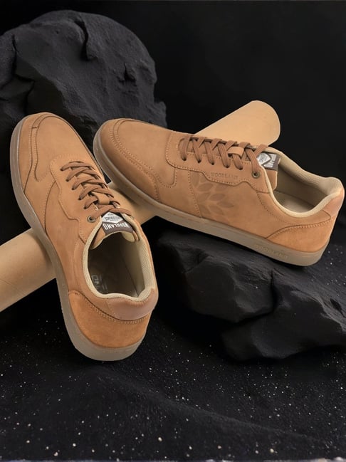 Buy Woodland Men's Cashew Brown Casual Sneakers for Men at Best