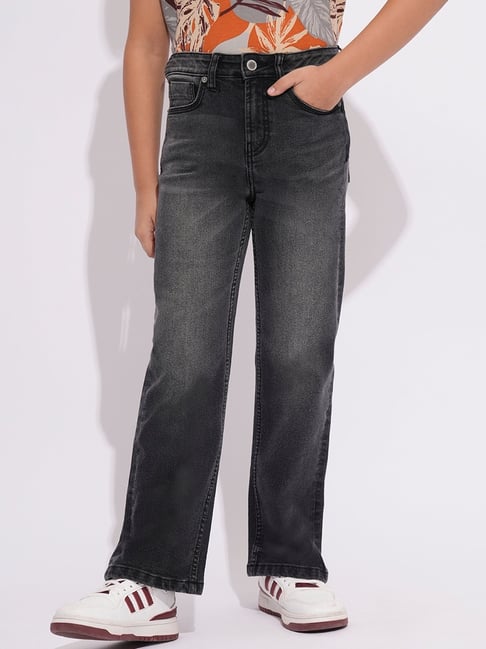 Jack & Jones Junior Grey Solid Jeans-picture-20