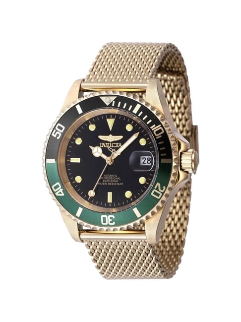 Invicta Pro Diver Scuba Invicta Gold Black Invicta Pro-Diver Scuba