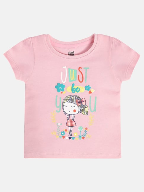miniklub infant girls pink top