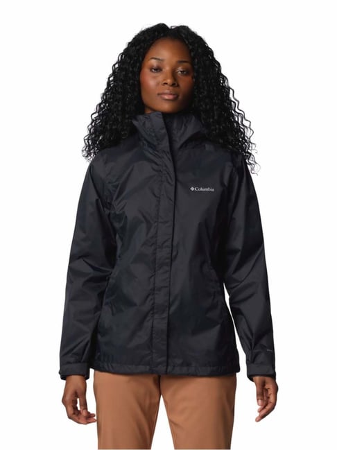 Columbia Womens Black Omni-Tech Arcadia II Rain Jacket