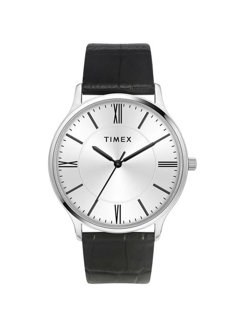 timex men white round dial analog watch - twtg105smu05