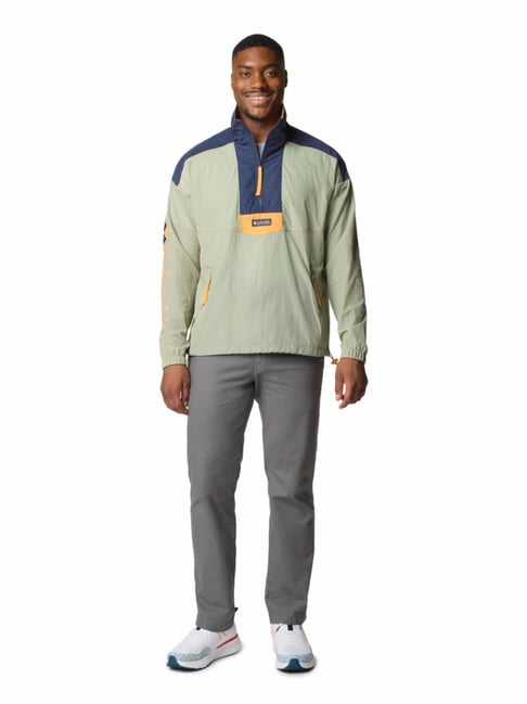 Columbia Mens Green Omni-Shield Riptide II Retro Anorak Wind and